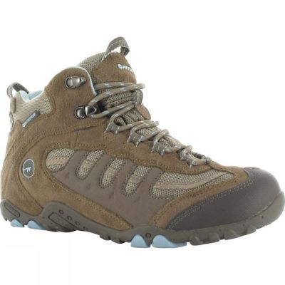 Botas Hi-Tec Penrith Mid WP Mujer Gris Oscuro - Chile TJL280395